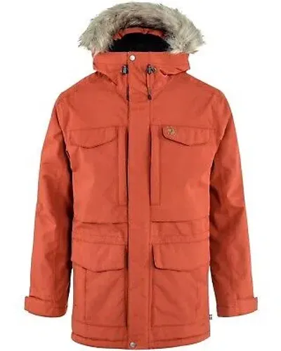 Pre-owned Fjall Raven Fjällräven Parka Nuuk Funktionsjacken|jagdjacken|winterjacken Herren Neu In Autumn Leaf