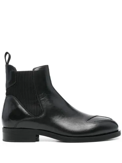 _j.l-a.l_ Perlin Ankle Boots In Black