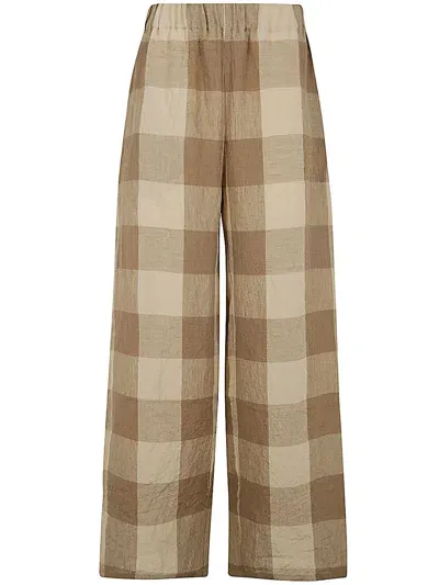 A Punto B Elastic Pants In Brown