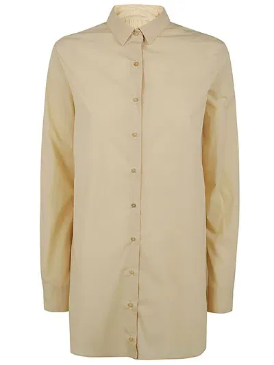 A Punto B Oversize Shirt In Brown