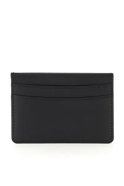 Apc A.p.c. André Logo Embossed Cardholder In Black