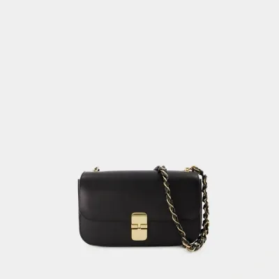 Apc Grace Baguette Chaine Bag - A.p.c. - Leather - Black