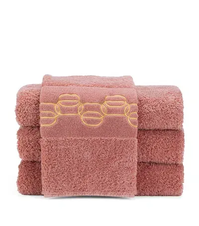 Abyss & Habidecor Egyptian Cotton Palacio Guest Towel In Pink