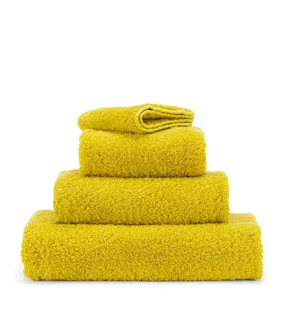 Abyss & Habidecor Egyptian Cotton Superpile Bath Towel In Yellow