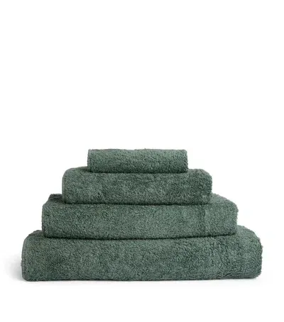 Abyss & Habidecor Super Pile Bath Towel In Green