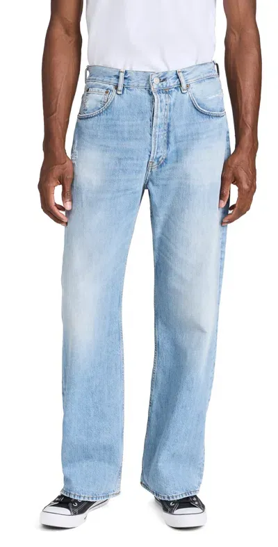 Acne Studios 2021 Loose Fit Jeans Light Blue