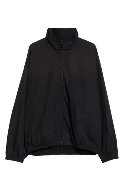 Acne Studios Logo-patch Oversize Jacket In Black