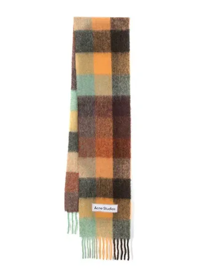 Acne Studios Vally Alpaca Blend Scarf In Multi