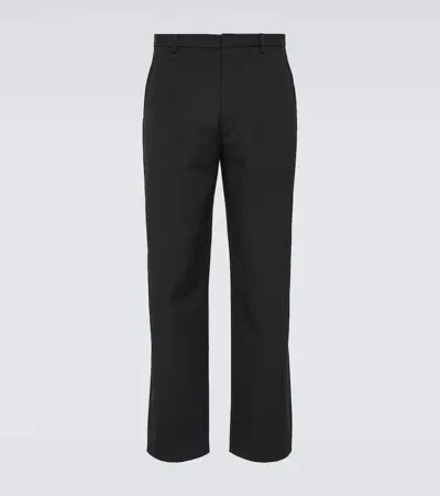 Acne Studios Mid-rise Straight Pants In Schwarz