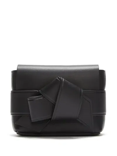 Acne Studios Musubi Crossbody Mini Bag In Black