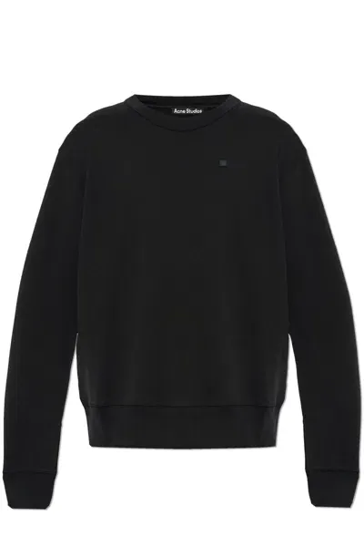 Acne Studios Sweatshirt With Logo In Black