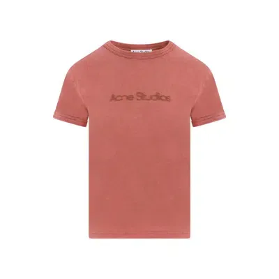 Acne Studios Tshirt In Red