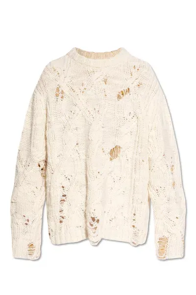 Acne Studios Wool Sweater In Beige