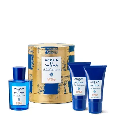 Acqua Di Parma Blu Mediterraneo Arancia Di Capri Gift Set In White