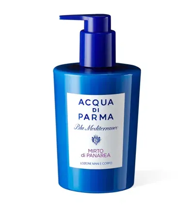 Acqua Di Parma Blu Mediterraneo Mirto Di Panarea Hand And Body Lotion In White