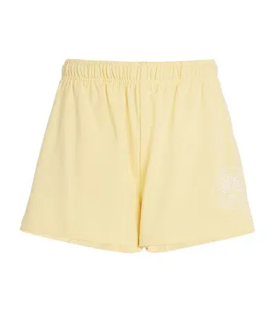 Adanola Jersey Vacation Shorts In Yellow