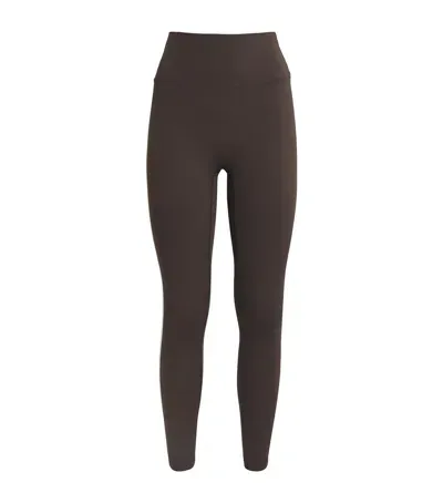 Adanola Ultimate Contrast Leggings In Brown