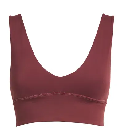 Adanola Ultimate Triangle Bra In Burgundy