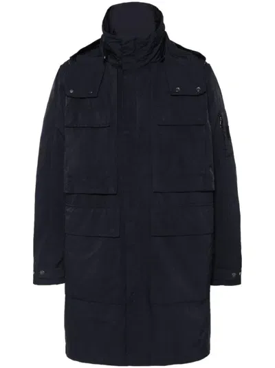 Add Down Parka Coat In Blue