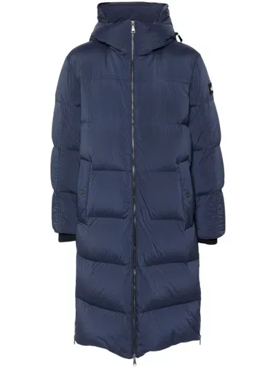 Add Down Parka Coat In Blue