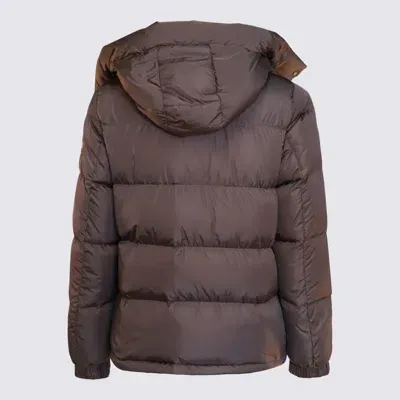 Add Grey Brown Down Jacket In Falesia