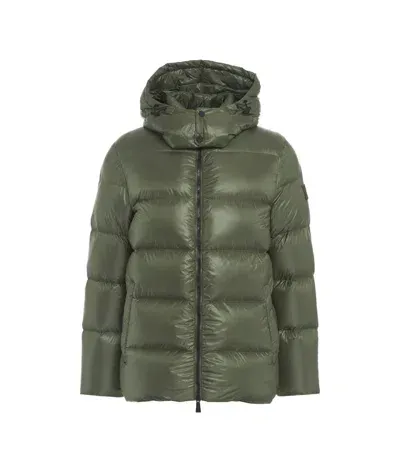 Add Quilted Down Jacket 'kyptka' In Green