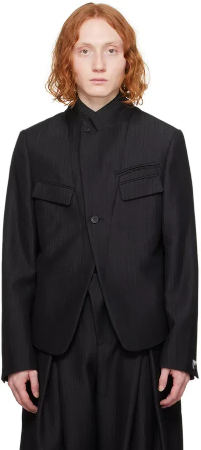 Ader Error Black Vassi Blazer In Noir