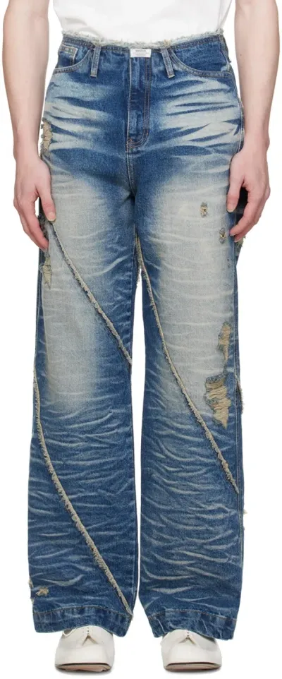 Ader Error Blue Ely Jeans