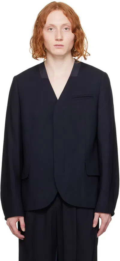 Ader Error Navy Lawren Blazer