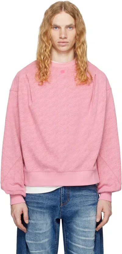 Ader Error Pink Tetraight Product. 43 Sweatshirt