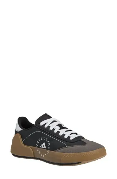 Adidas By Stella Mccartney Court Boost Tennis Sneaker In Black