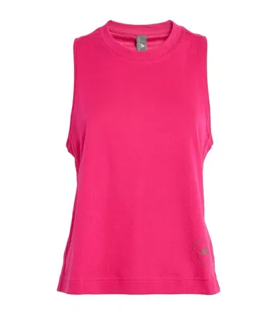 Adidas By Stella Mccartney Logo Tank Top In Pink