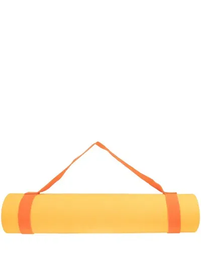 Adidas By Stella Mccartney Logo Yoga Mat In Orange