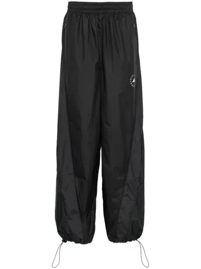 Adidas By Stella Mccartney Wide-leg Track Pants In Black