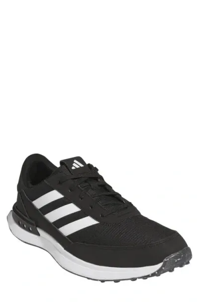 Adidas Golf S2g Spikeless 24 Golf Shoe In Black/white/iron Met.