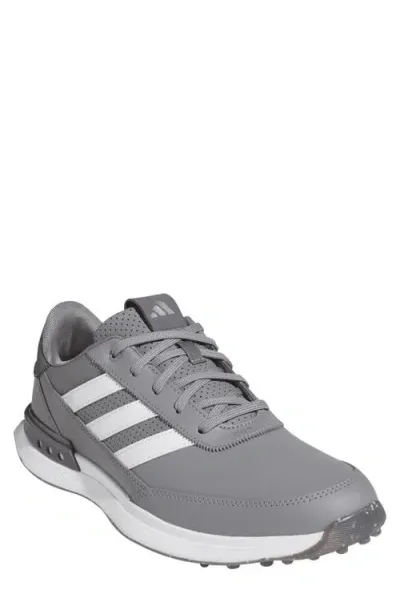 Adidas Golf S2g Spikeless Waterproof Leather 24 Golf Shoe In Grey3/grey4/grey2