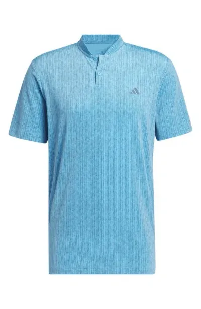 Adidas Golf Ultimate365 Golf Polo In Semi Blue Burst