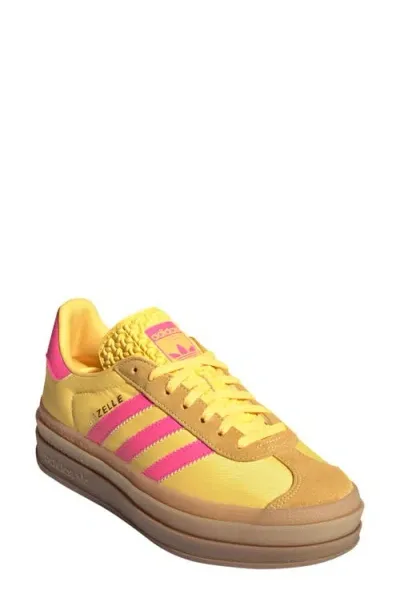 Adidas Originals Adidas Gazelle Bold Platform Sneaker In Spark/lucid Pink/spark