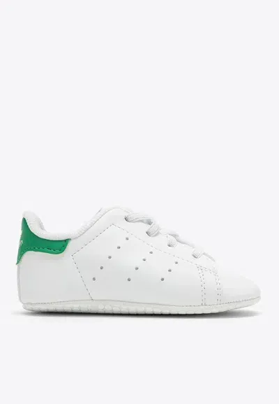 Adidas Originals Babies Stan Smith Crib Leather Sneakers In White