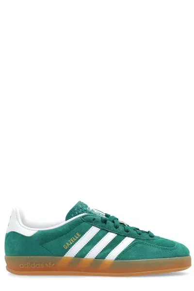 Adidas Originals Gazelle Suede Sneakers In Green