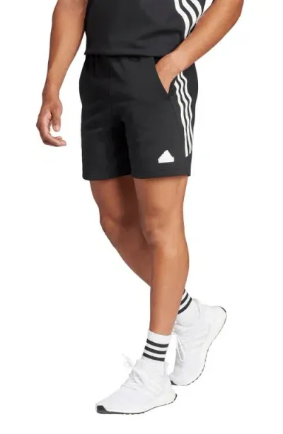 Adidas Sportswear Future Icons 3-stripes Sweat Shorts In Black