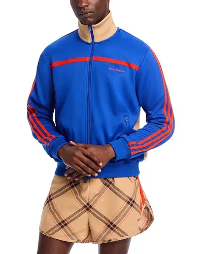 Adidas X Wales Bonner Color Block Track Jacket In Royal Blue