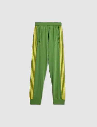 Adidas X Wales Bonner Wb N Knit Tp Trousers In Crew Green