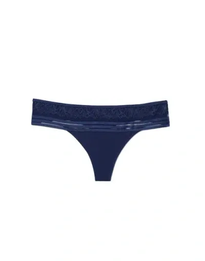 Adore Me Amellia Thong Panties In Dark Blue