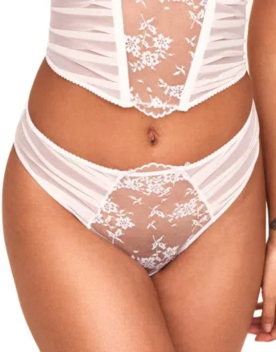 Adore Me Avara High Cut Panties In White