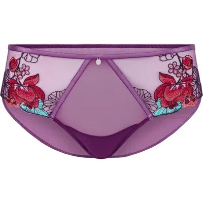 Adore Me Emilie Hipster Panties In Floral Purple