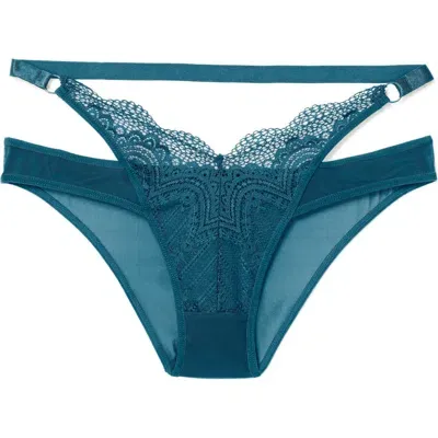 Adore Me Kaia Cheeky Panties In Dark Blue