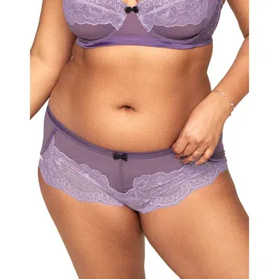 Adore Me Lark Shortie Panties In Dark Purple