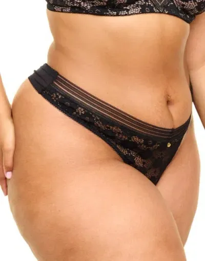 Adore Me Nolie Thong Panties In Black