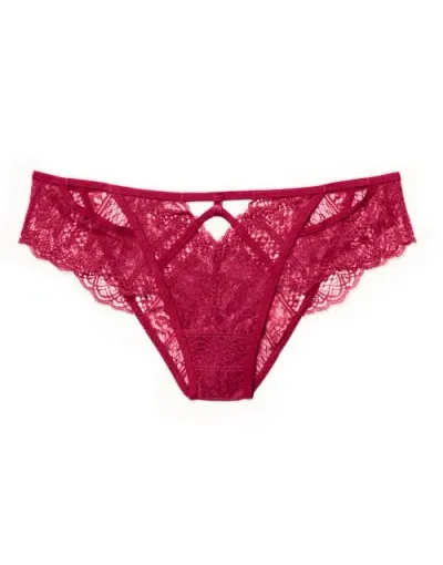 Adore Me Odette Cheeky Panties In Dark Red